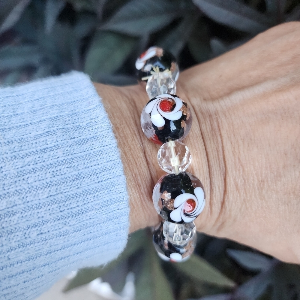 Vintage‎ Venetian Glass bracelet